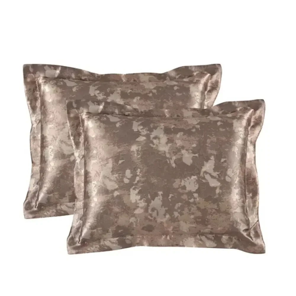 Sunham Duvet Cover & Filler SET Insert King Luxe Bedding Metallic Jacquard NEW